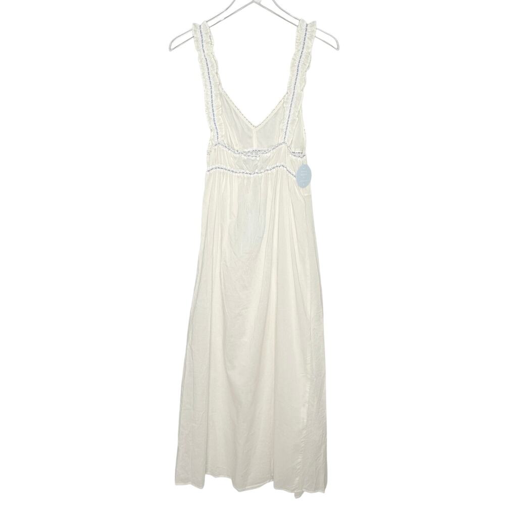 Hill House Home M The Bonnie Nightgown NEW Off White Delicate Ruffle Trim - Picture 2 of 8